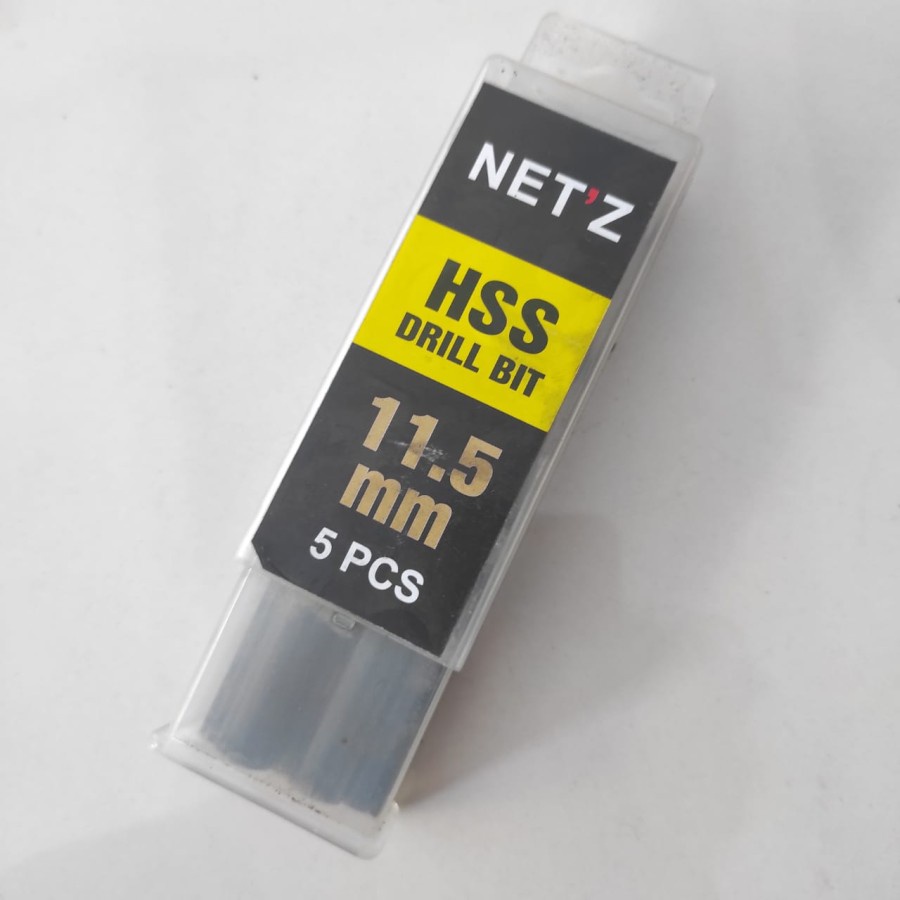 Mata Bor Besi Hitam 11,5mm Netz HSS