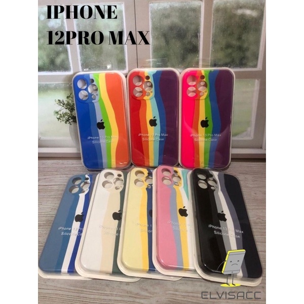 CASE IPHONE 13 PRO MAX SILIKON CASE NEW RAINBOW COVER