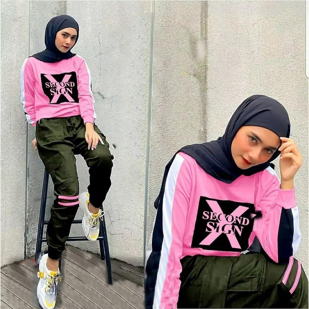 4 UKURAN M L XL XXL SET WANITA SECONDER SIGN DMR