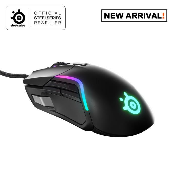 Steelseries Rival 5 Wired - Gaming Mouse - Black RGB - Original - Garansi Resmi 1 Tahun