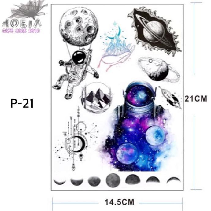 

ITERBATASl TEMPORARY TATTOO SET A5 - TATO UKURAN KERTAS A5