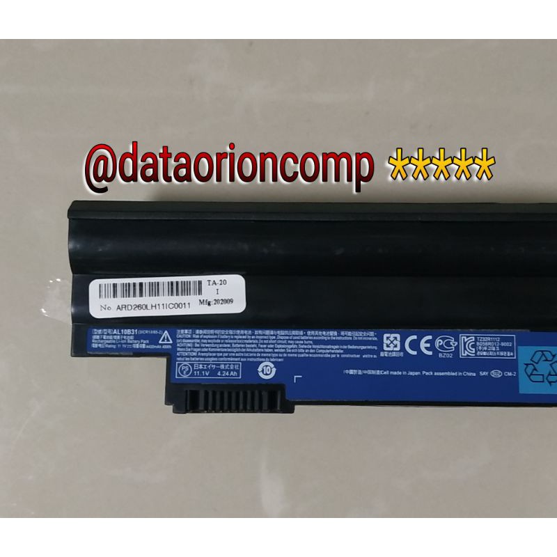 Baterai battery Acer one d255 722 522 d260 d257 gendut