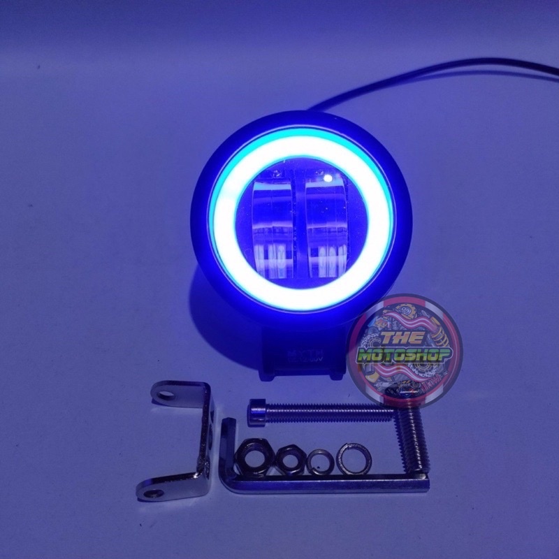 LAMPU TEMBAK DAYMAKER MINI 4D BULAT 2 LENSA 3 LENSA LAMPU DEPAN VARIASI UNIVERSAL