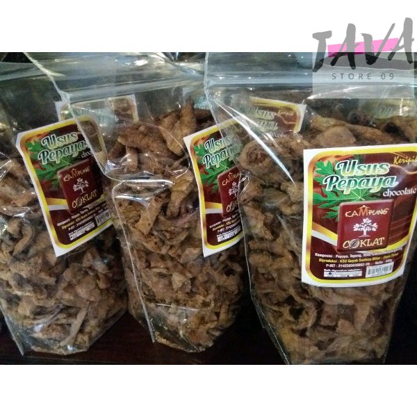 

Kripik Usus Pepaya Coklat