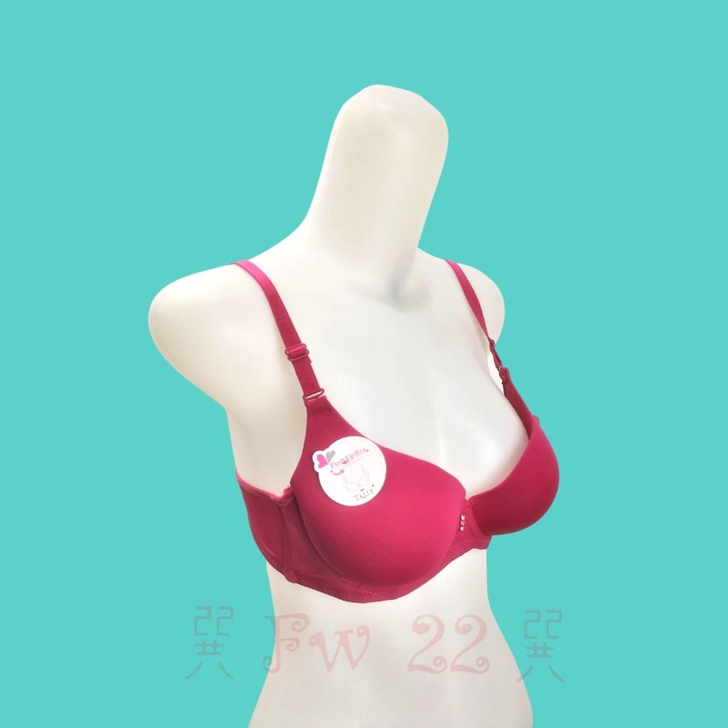 Push Up Bra Tally 8819 Bra Wanita Busa Tebal dengan Motif Polos