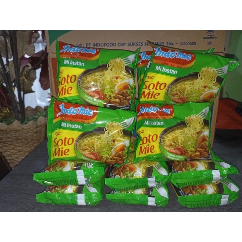 

Indomie Soto eceran satuan atau per pcs