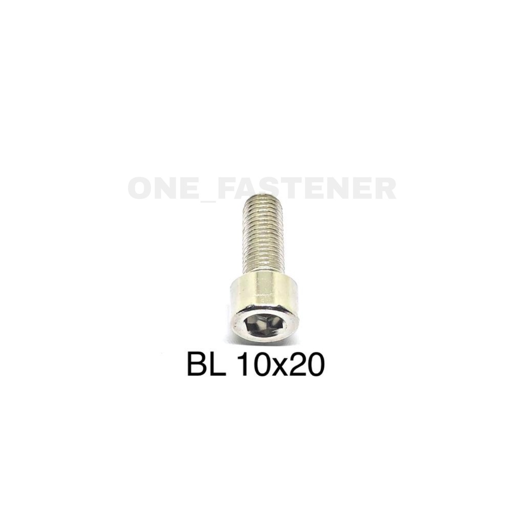 POLOS Baut L M10x20 NEKEL L8 10mm 2cm hex socket L Heads cap screw 14 m10 10x20