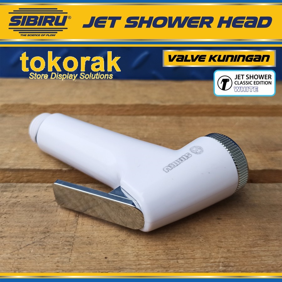 KEPALA JET SHOWER PUTIH SIBIRU - JET WASHER PVC - SEMPROTAN TOILET