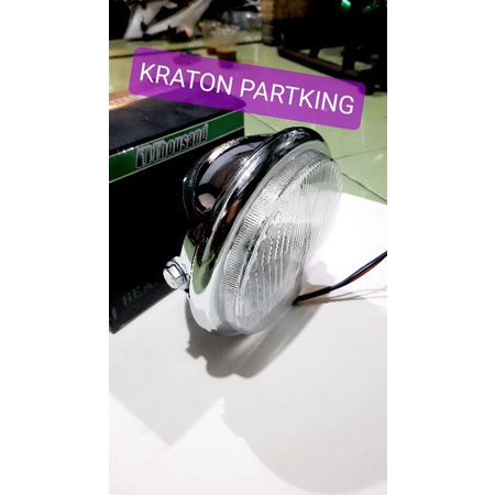 Lampu depan pesek rx king /Lampu depan pesek cb/Lampu pesek rx king/Lampu pesek cb megapro tiger