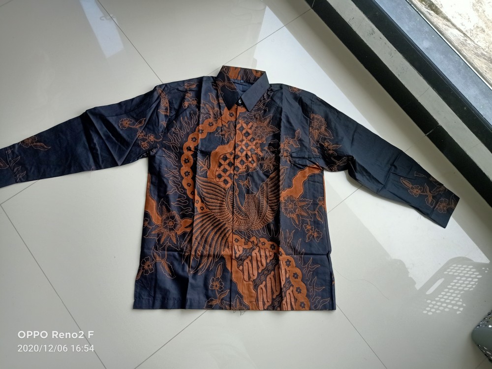 Parang Kawung Kemeja Batik Full Furing Katun Halus Primisima