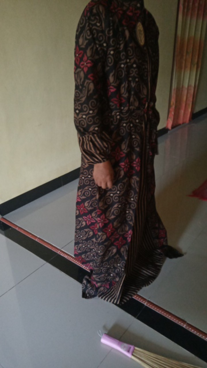 Ms Gamis Batik Sriwedari Maxi Super Jumbo Xxl Ld 110