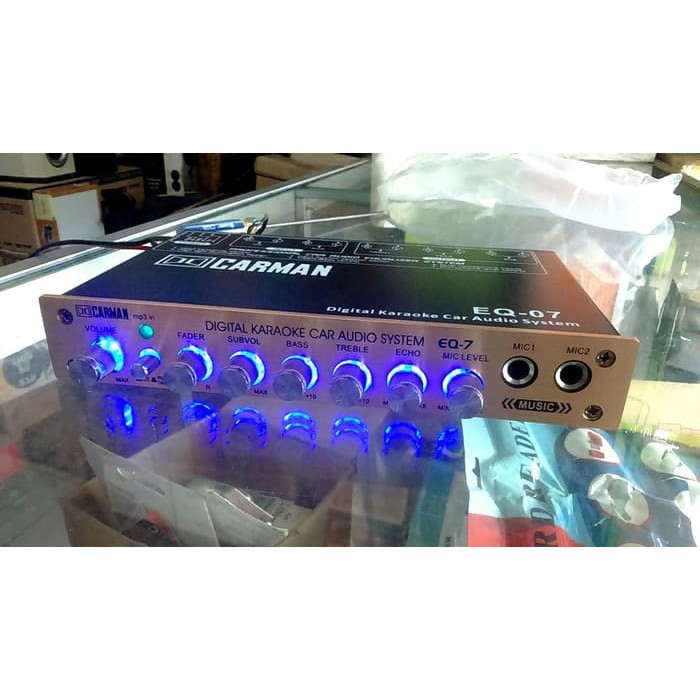 EQUALIZER/Pre-Amp MOBIL CARMAN EQ-7 Full Karaoke