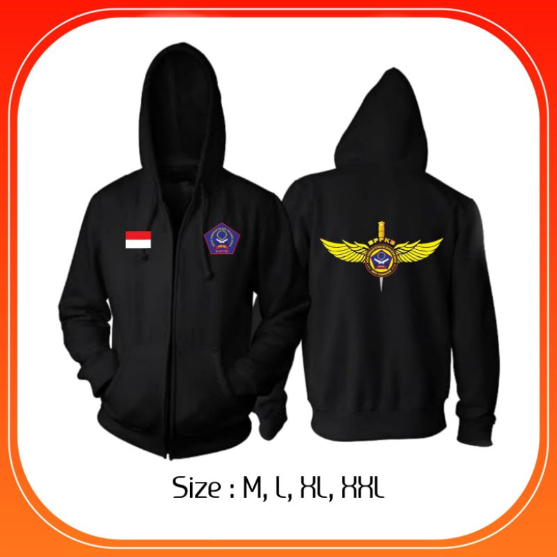 JACKET ZIPPER BPPKB BANTEN LOGO DEPAN BELAKANG