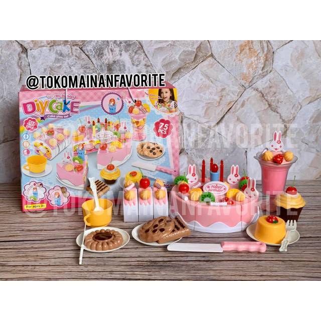 

DIY CAKE ISI 75PC