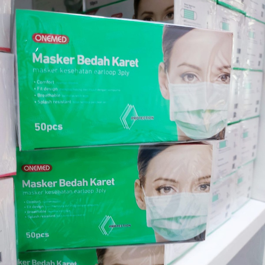 surgical mask tie / masker tali onemed tie 3-apply - masker karet onemed masker kesehatan - masker rumah sakit