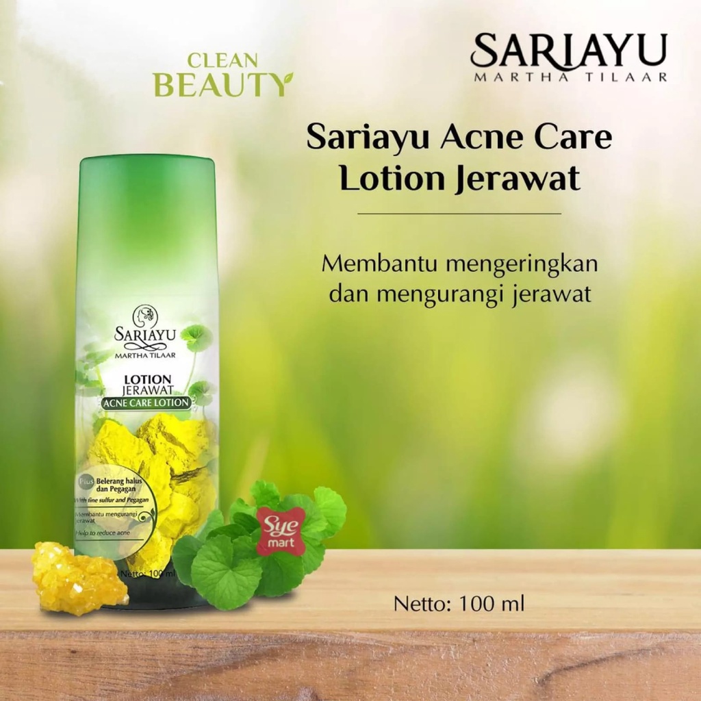 Sariayu Lotion Jerawat / Acne Care Face and Back Solution [Kemasan Baru]
