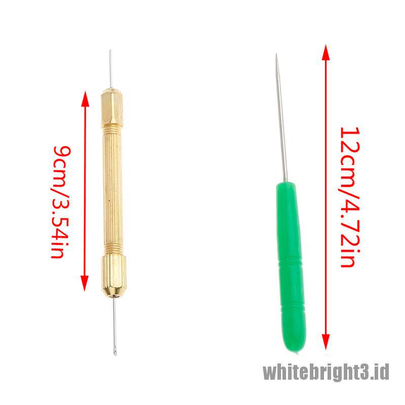 (white3) 1 Set / 6pcs Rambut Boneka DIY Ukuran 0.6 / 0.8 mm