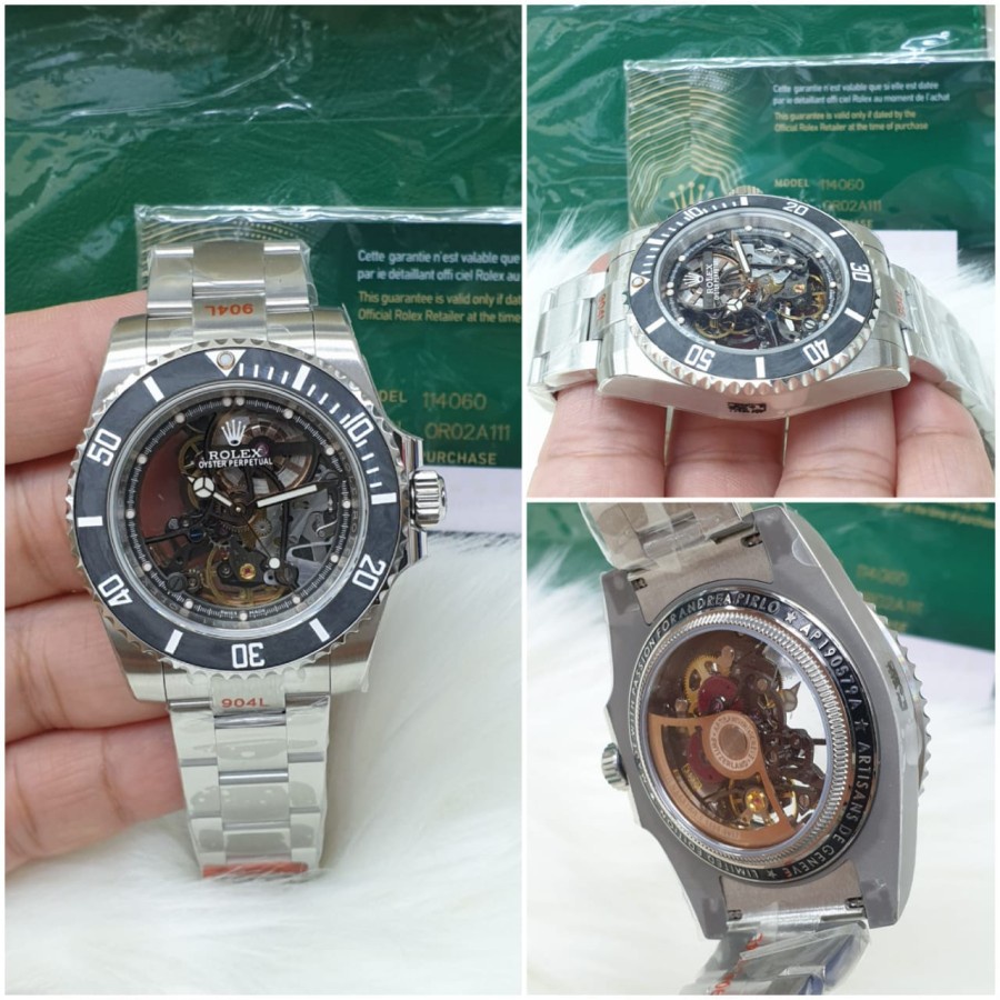 Mega Sale  Jam Tangan Pria Import R0l3x Submariner Andrea Pirlo Project EWF Stainless Steel Jam Tang