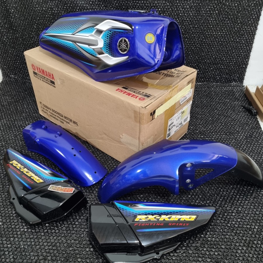 body set yamaha rx king original biru tahun 2007