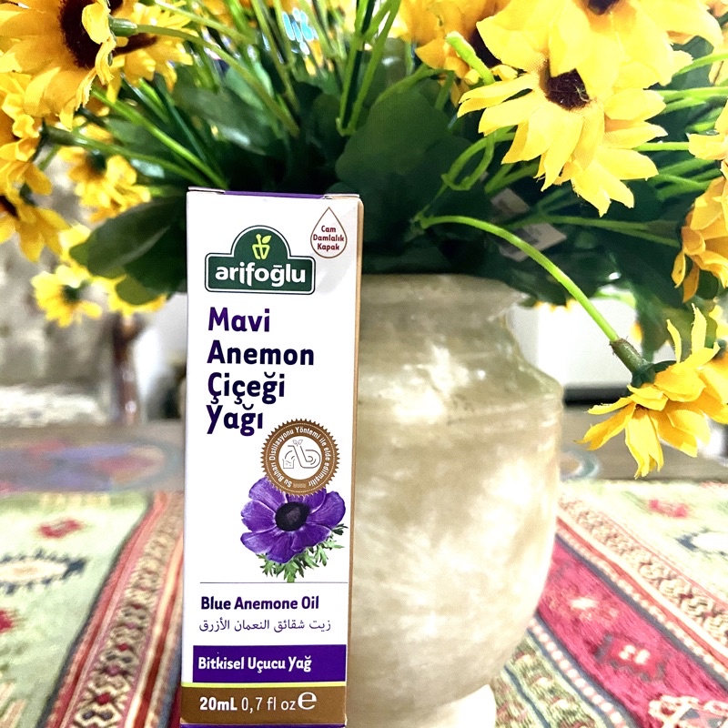 🇹🇷 Arifoglu Blue Anemone Face Oil Anti Wrinkle 20ml Made in Turki