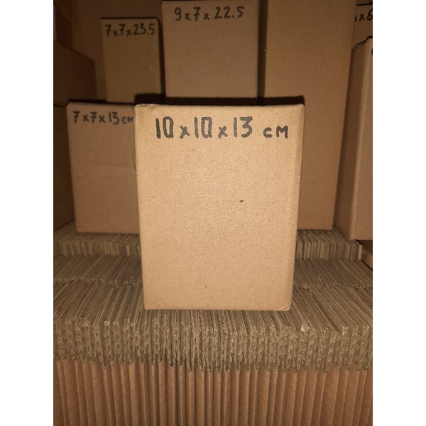 

Kardus 10x10x13 cm baru polos luar dalam