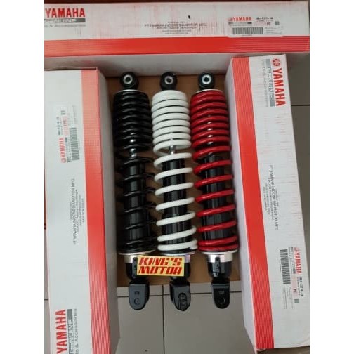 shockbreaker xride original yamaha merah, hitam, putih