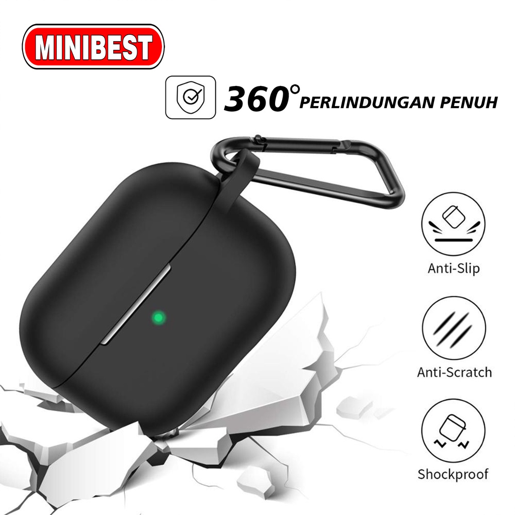 MINIBEST Case / Casing MB_Pods 3rd Generation (Premium Silicone Softcase + Free Hook) by minibest Indonesia