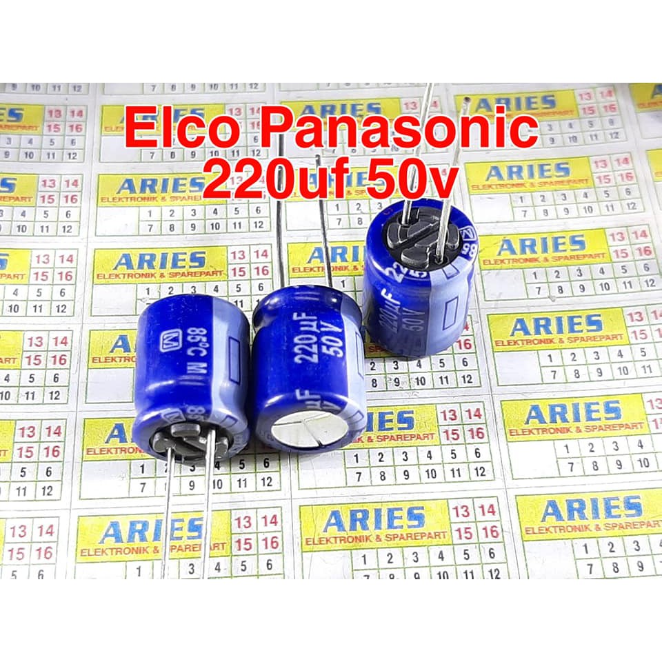 Elco 220uf 50v Panasonic