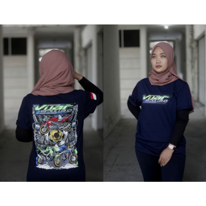 kaos vijar // kaos vixion jari jari// original kaos vijar sedulur FREE 3 STIKER