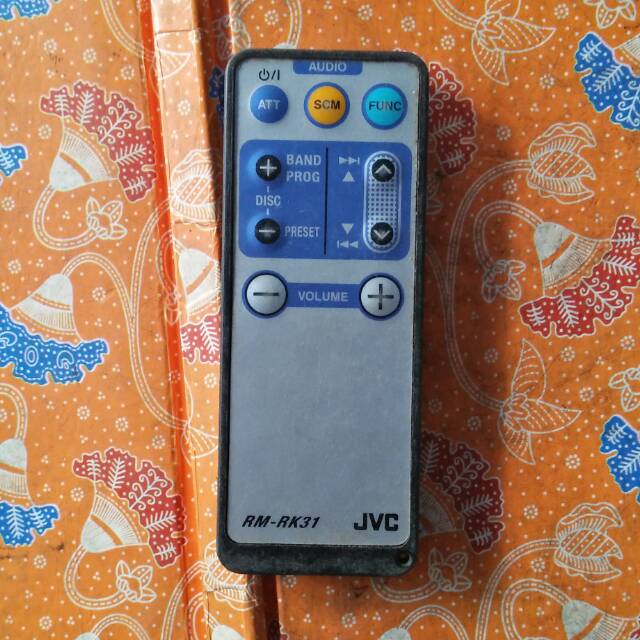 Remote audio car JVC