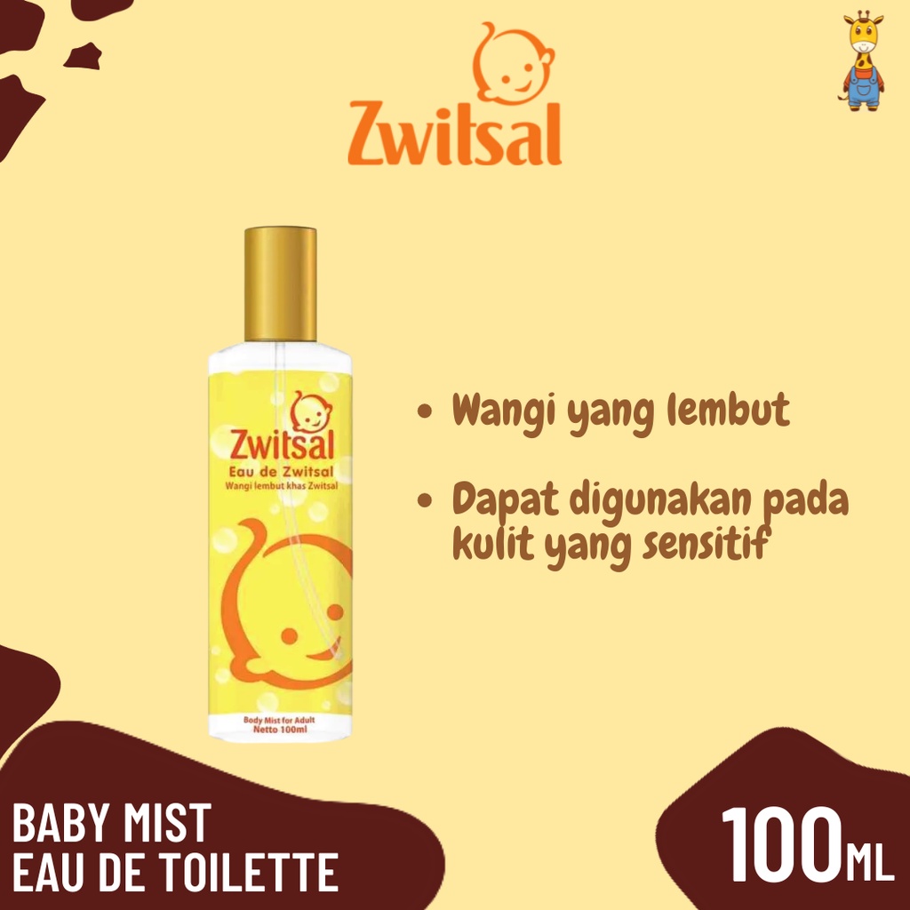 Zwitsal Eau De Toilette 100ml - Parfum