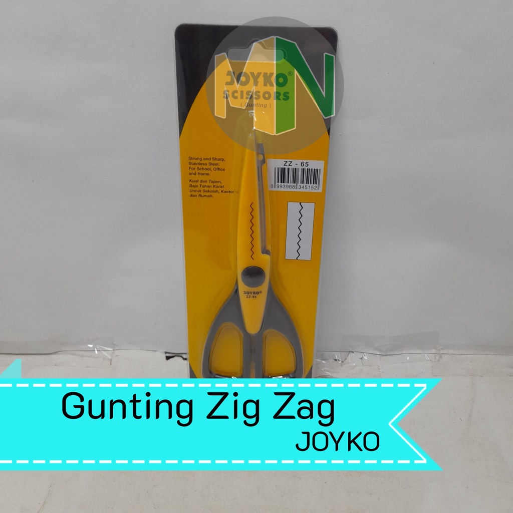 

Gunting Gerigi Gunting Zig Zag Joyko Scissors Kain ZZ-65