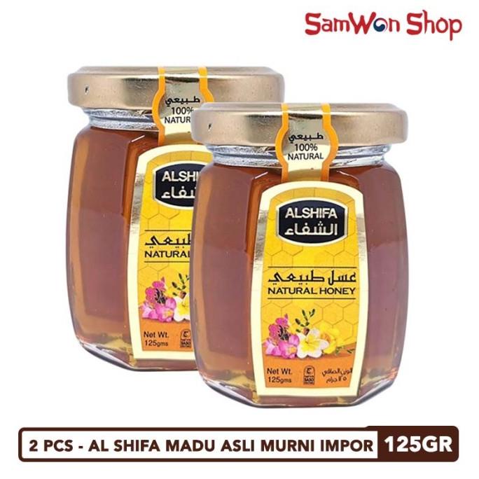 

Diskon 2 PCS - AL SHIFA MADU ASLI MURNI IMPOR DARI ARAB 125GR NATURAL HONEY Diskon