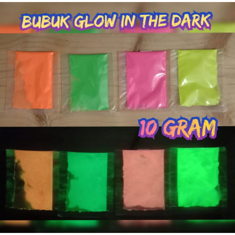 Bubuk Fosfor Glow In The Dark