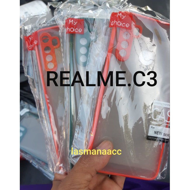 SLIKON/CASE SOFT REALME C15 ADA PELINDUNG CAMERA MY CHOICE CASE