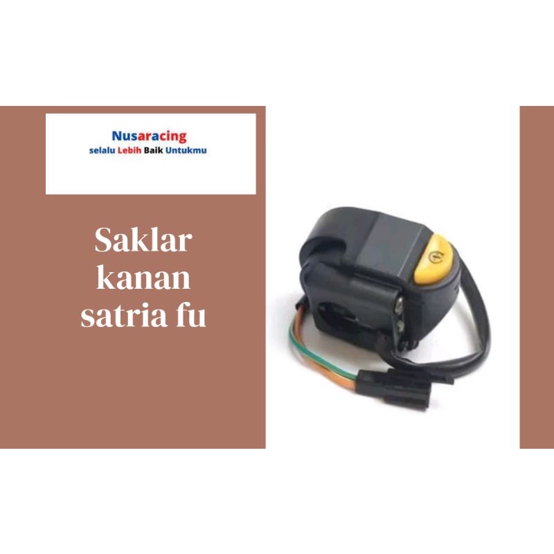 Handle/Handel/Tombol Saklar/Switch Kanan Starter/Stater Satria FU 150/Satria F150 , saklar kiri fu