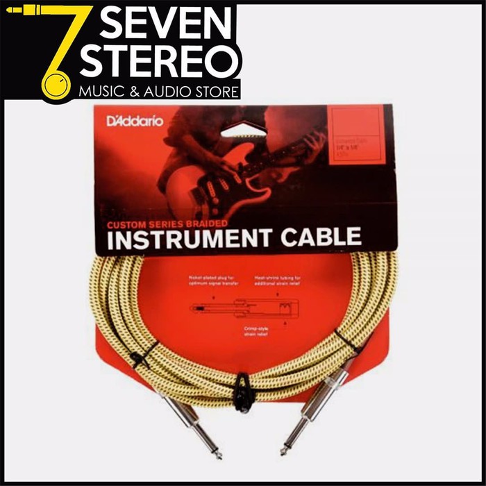 Planet Waves PW BG 10 Braided Instrument Cable 10 Ft