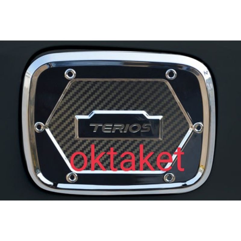 tank cover Terios lama old 2007-2017 elegant chrome