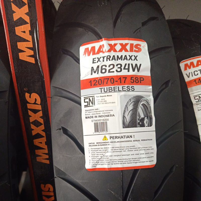Ban Maxxis EXTRAMAXX 120 70 Ring 17 Tubeless