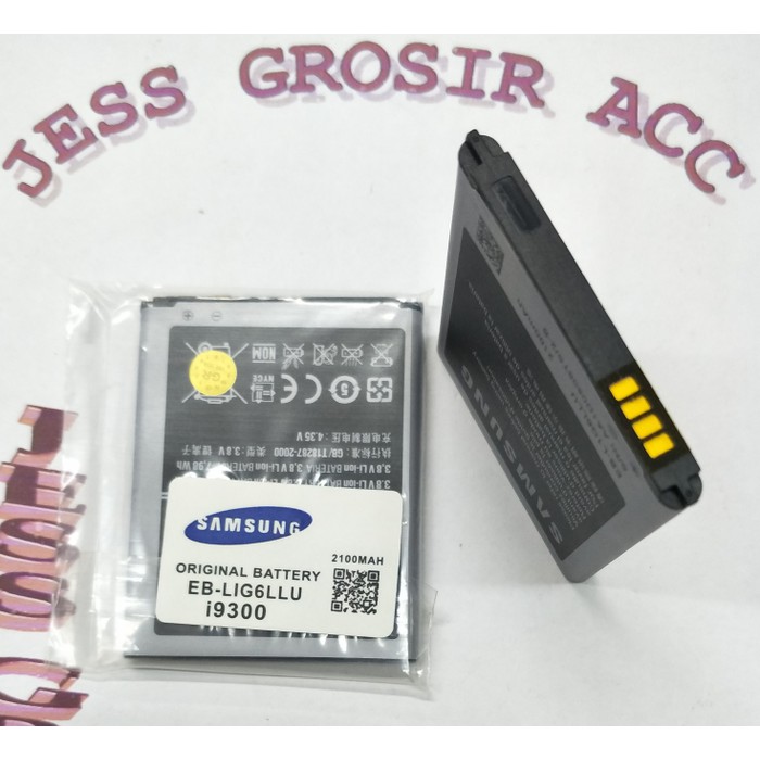 Baterai Battery Batere Original Samsung GALAXY S3 i9300 i9082 i9060 - Hitam