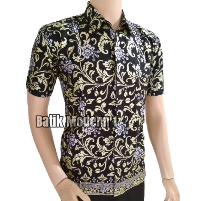 Baju Batik Warna Biru Tua - Inspirasi Desain Menarik