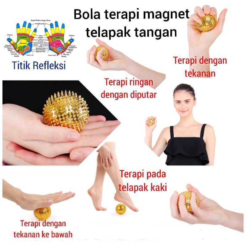 Bola Duri Terapi Stroke / Bola Duri Magnet Terapi Kesehatan
