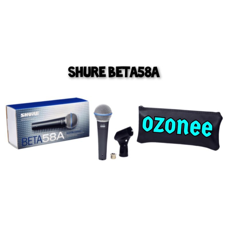 MIC SHURE BETA 58A MICROPHONE SHURE BETA 58A ORIGINAL GARANSI RESMI