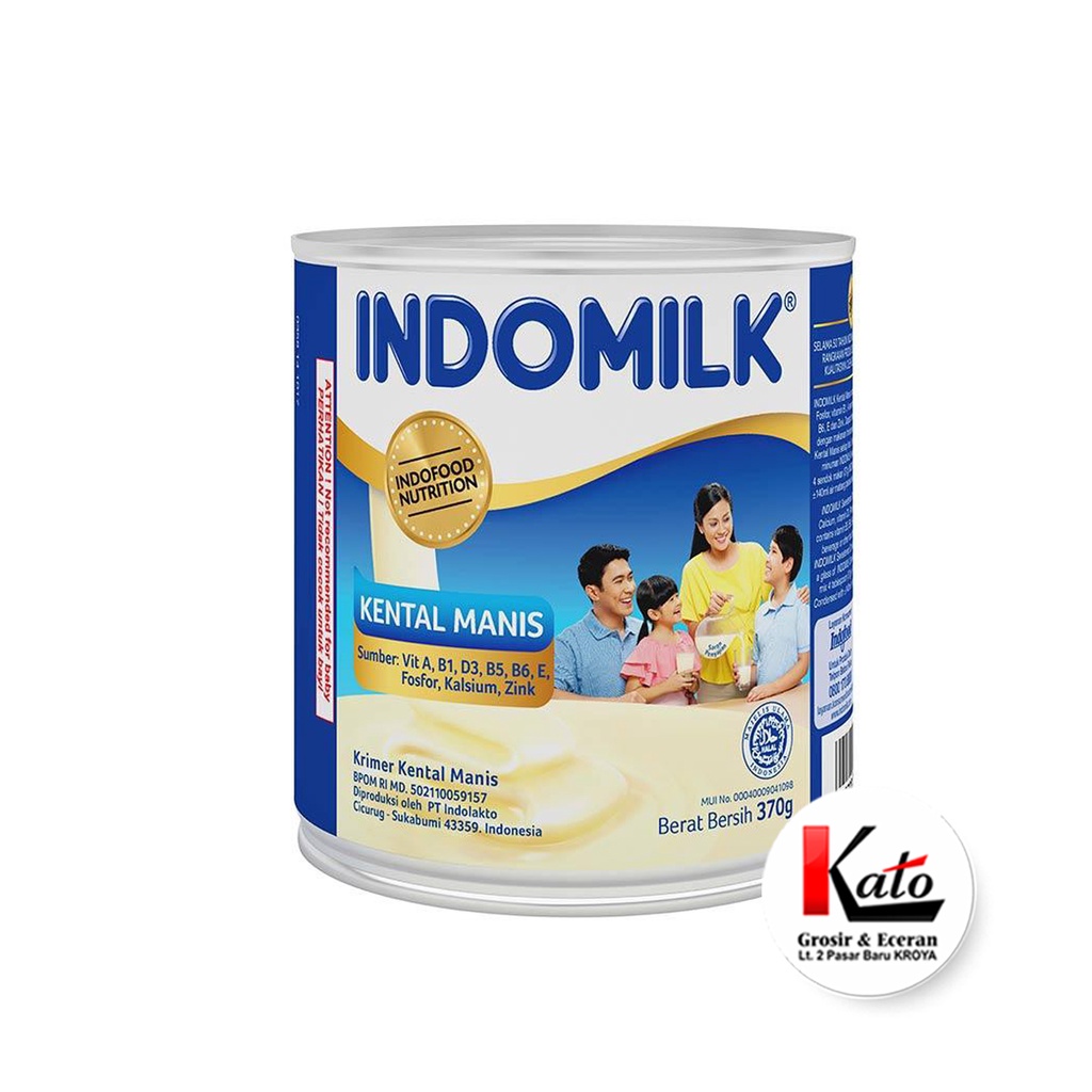 

Indomilk Kental Manis Putih Kaleng 370 gr