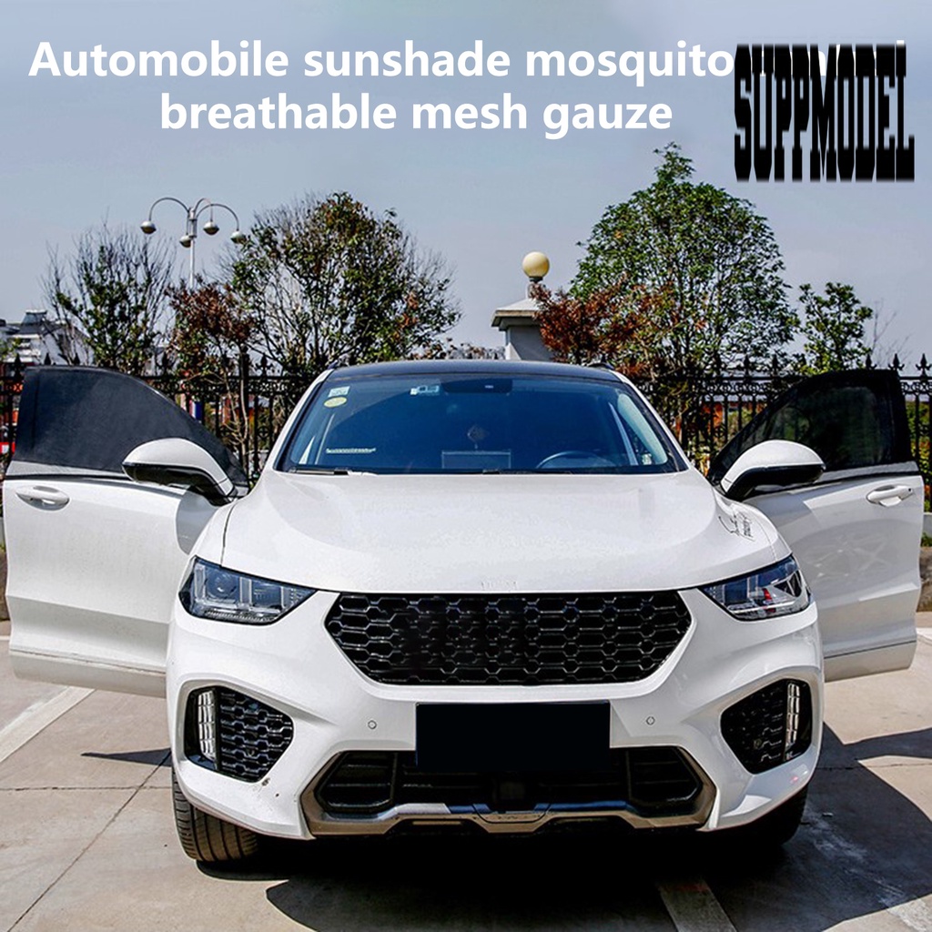 2 Pcs Tirai Sun Shade Kaca Depan Mobil Tahan Panasdingin