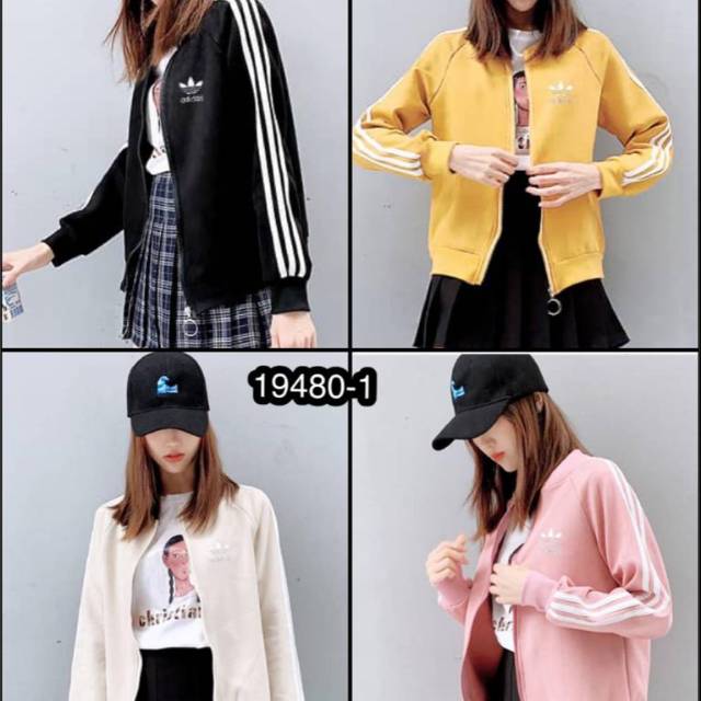 Jaket suede adidas