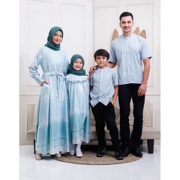 Baju Sarimbit Keluarga Modern 2022 / Family Set / Gamis Couple / Koko Couple