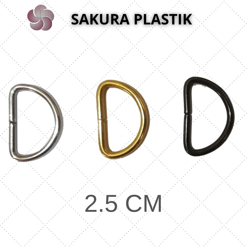 RING D 2.5 CM BESI (ISI 12 PCS)