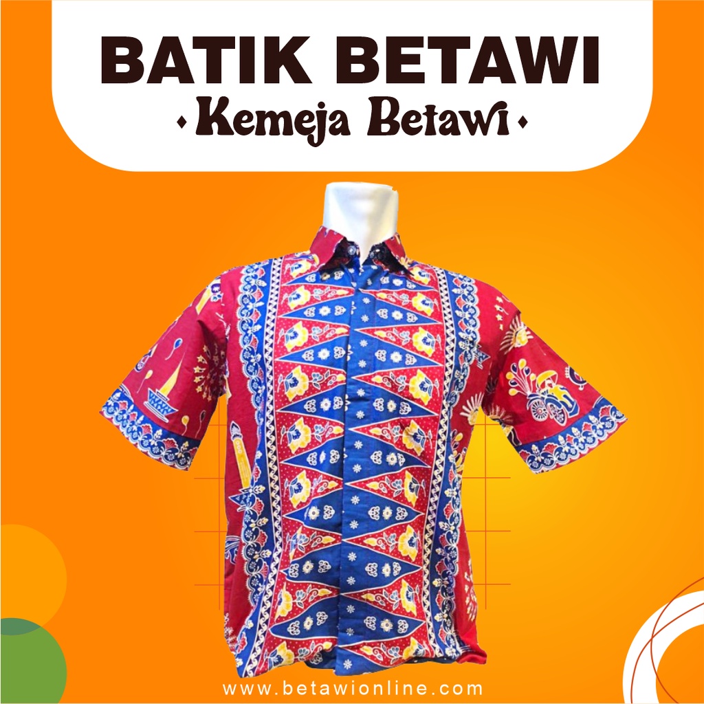 Kemeja Batik Betawi Pria