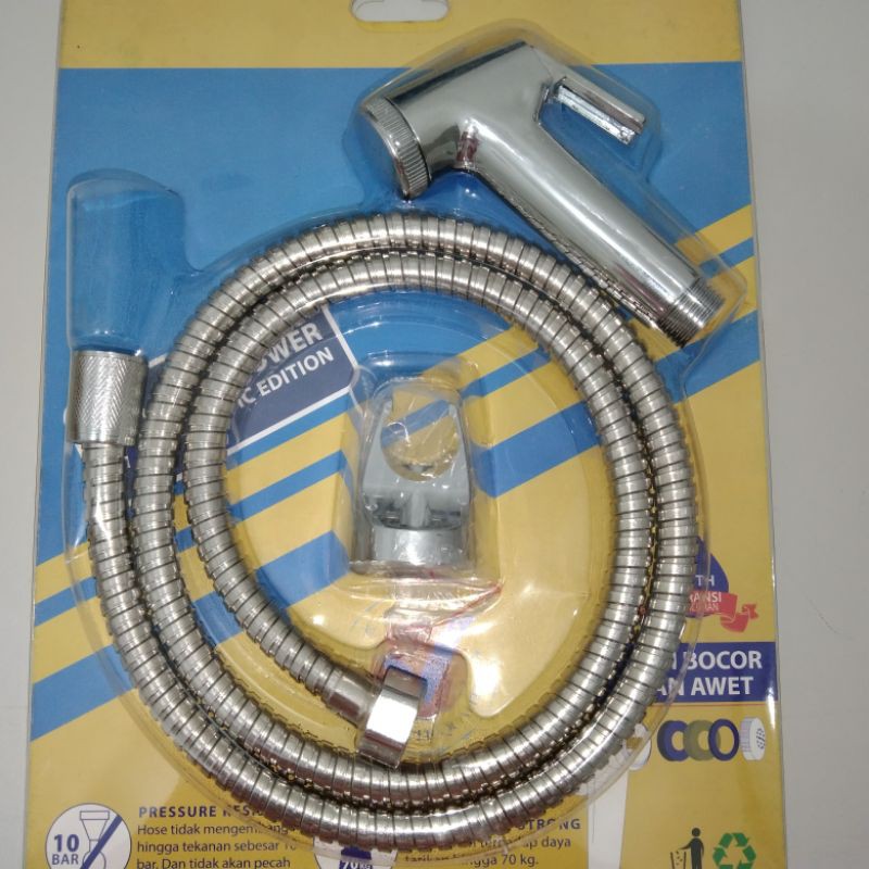 Paket Jet Shower Toilet Chrome Murah